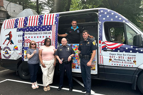 ice cream truck in Newton