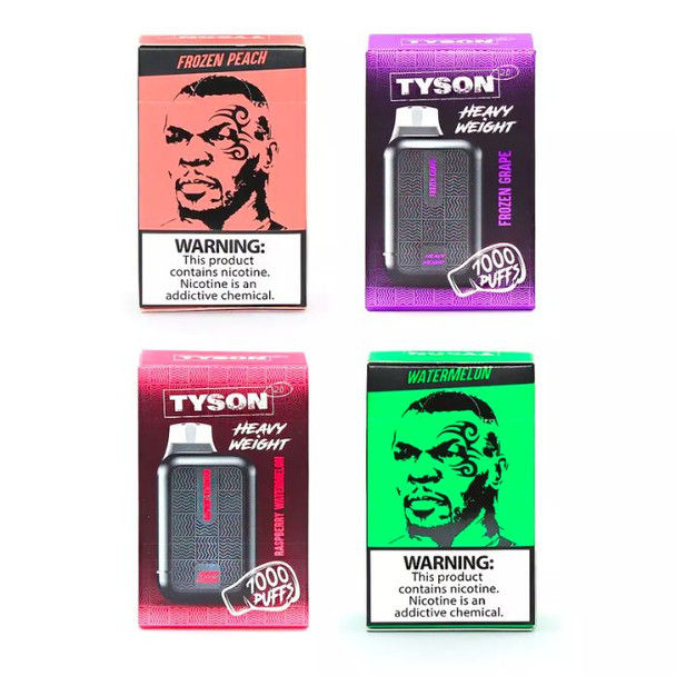 Thumbnail: Tyson 2.0 Heavy Weight Disposable Vape - 7000 Puffs