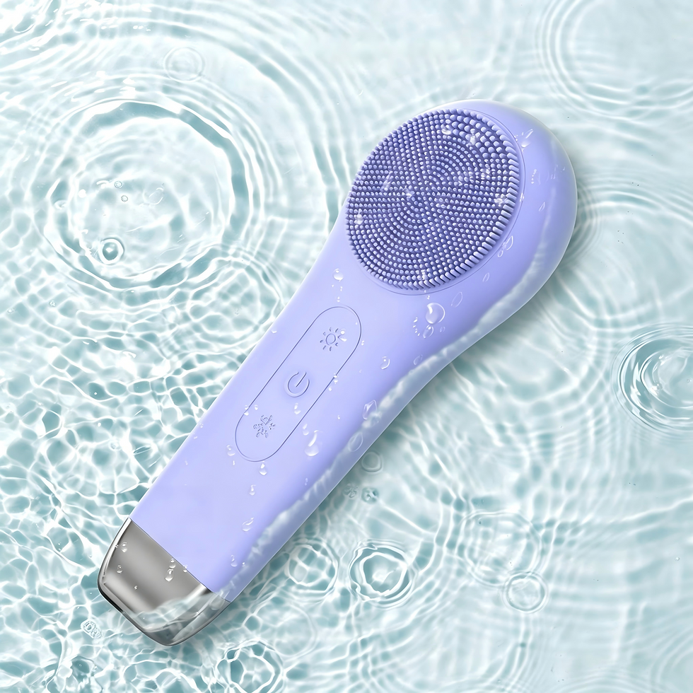 Thumbnail: Facial Cleansing Brush face Scrubber Waterproof Face Scrub Brush for Men & Women
