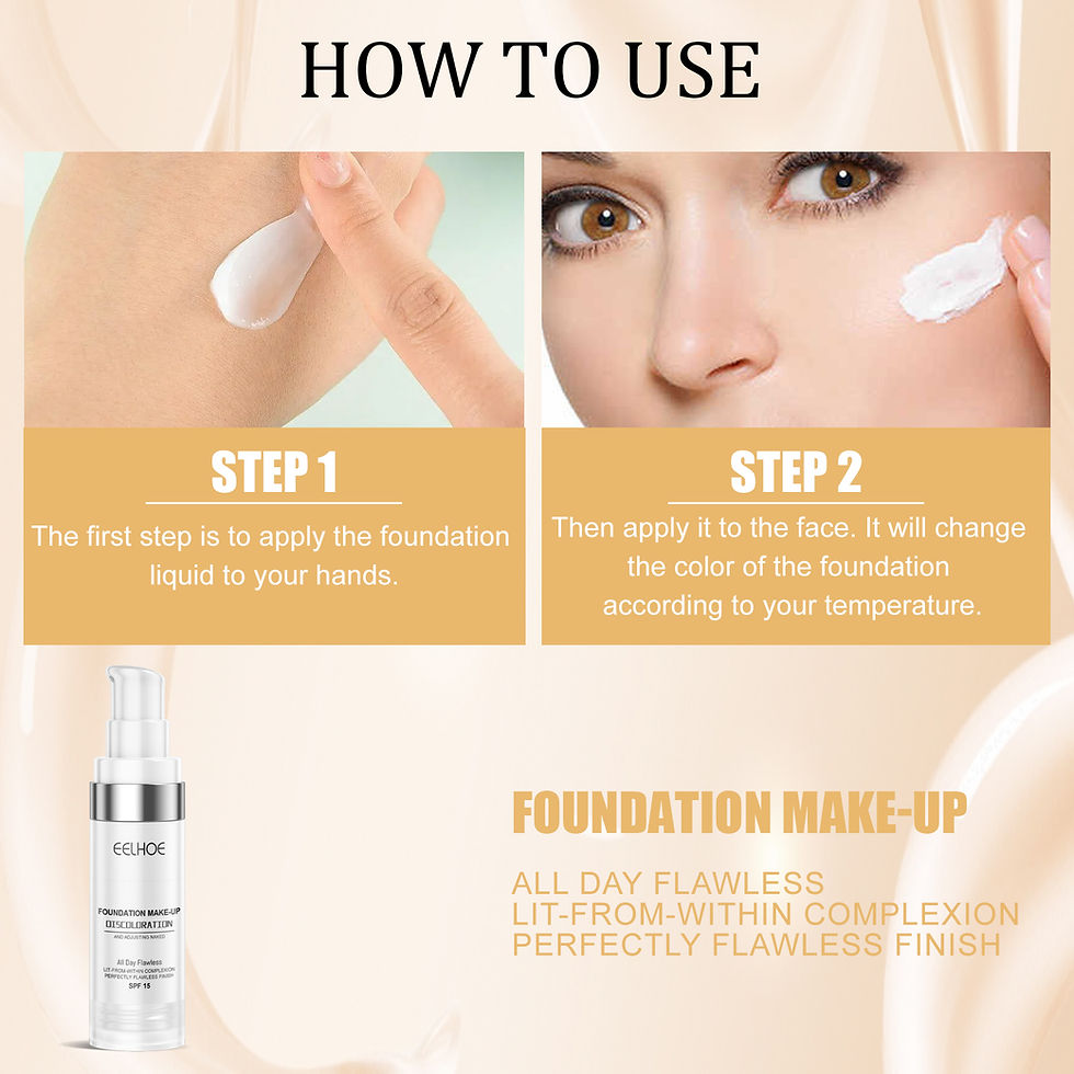 Thumbnail: Color-Changing Concealer Foundation: Full Coverage, Long-Lasting & Transfer-Proo
