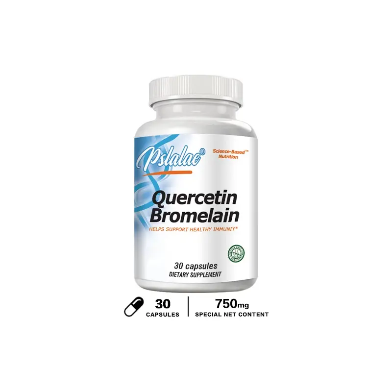 Thumbnail: Quercetin Bromelain Capsules - Supports Immune, Cardiovascular & Respiratory Hea