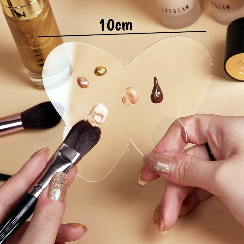 Thumbnail: Transparent Acrylic Palette Tool Makeup Palette Liquid Foundation Eye Shadow Mix