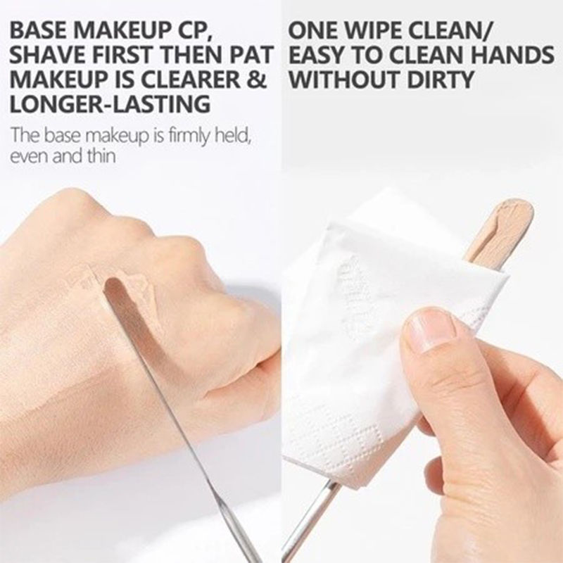 Thumbnail: Makeup Foundation Brush Mixing Palette Stainless Steel Foundation Lipstick Eye S
