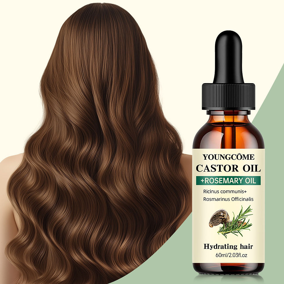 Thumbnail: Mix Castor Oil and Rosemary Oil for Hair Growth Enhances hair thickness and Shin