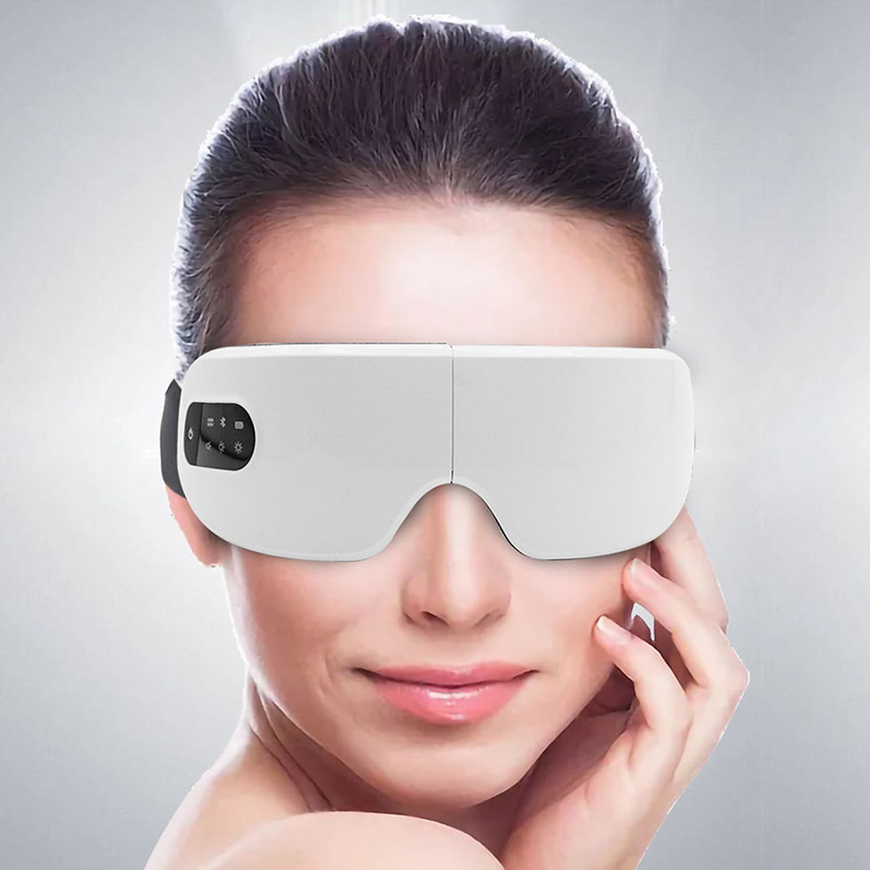 Thumbnail: Smart  Electric Eye Massager Air Pressure Hot Compress Massage Glasses Foldable 