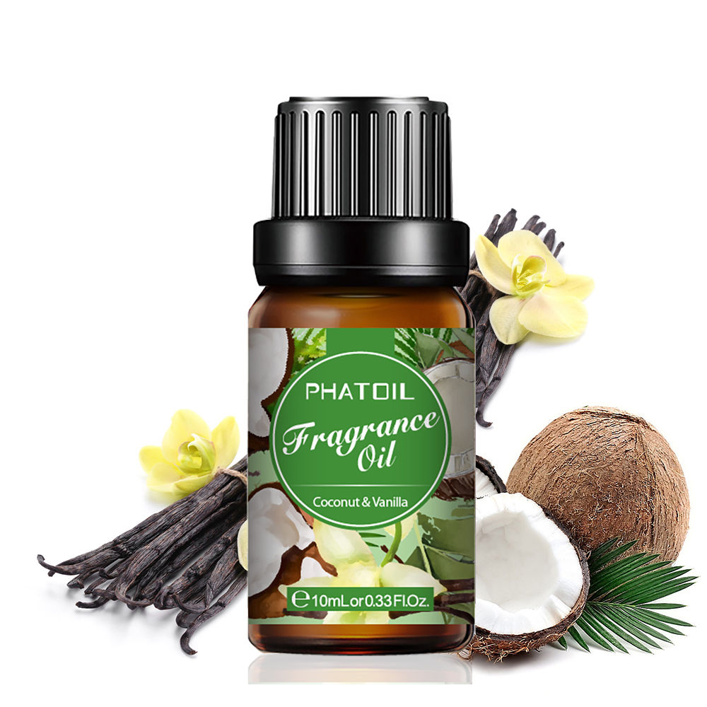 10ml Coconut Vanilla Fragrance Aroma Oil Diffuser Mask Sea Breeze Mango Strawber
