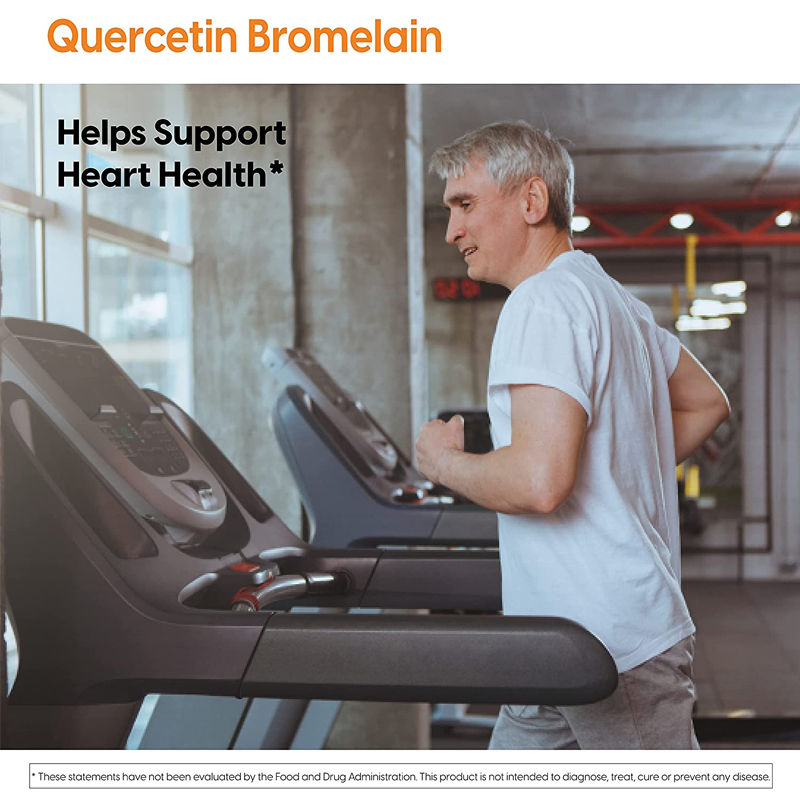 Thumbnail: Quercetin Bromelain Capsules - Supports Immune, Cardiovascular & Respiratory Hea