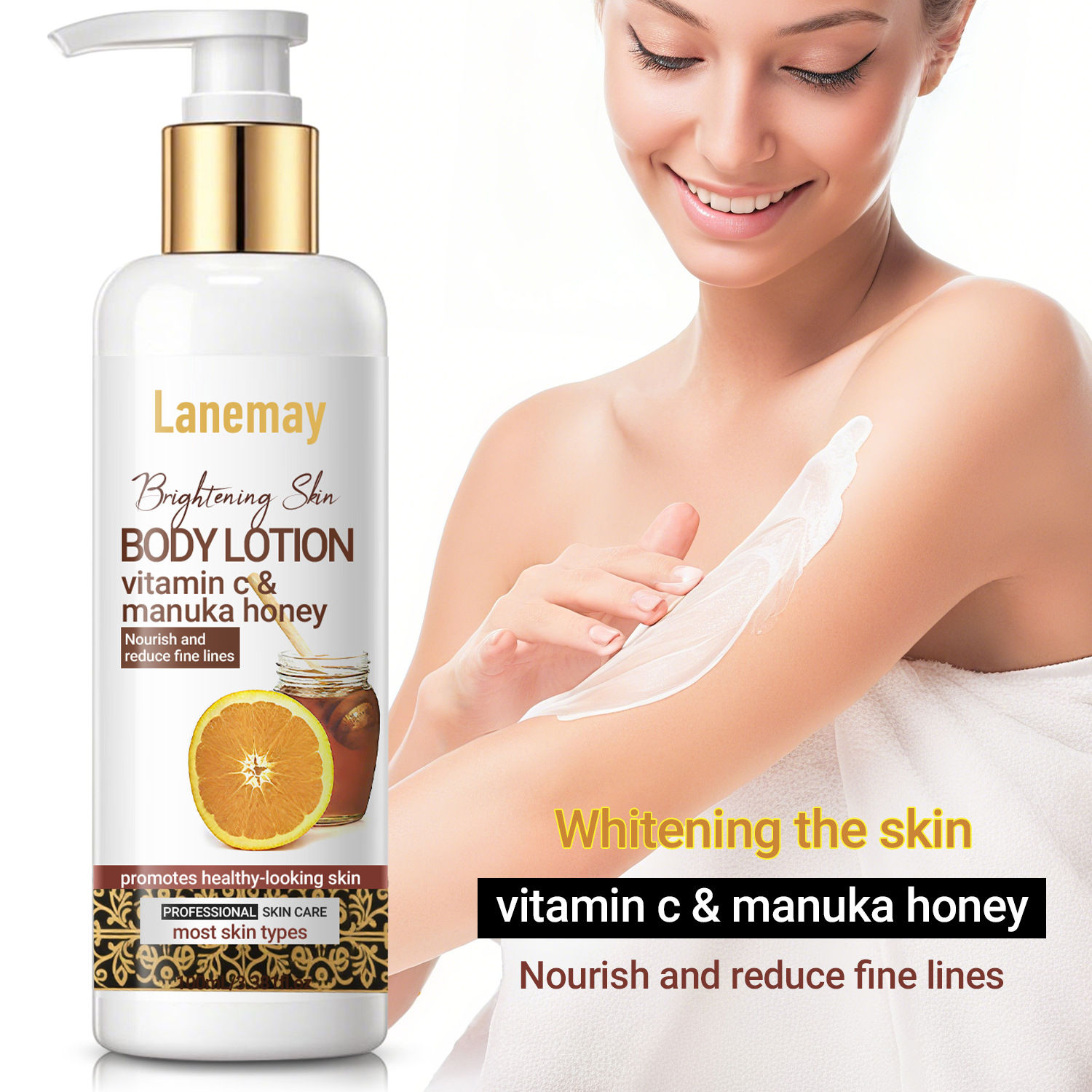 Winter Body Moisturizing and hydrating Body lotion, Vitamin C body lotion contai