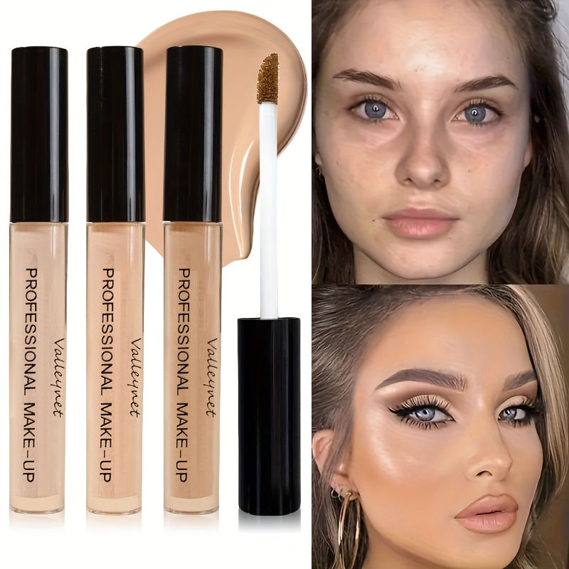 6-Color Full Coverage Concealer,Natural & Long-Lasting,Matte Finish,Lightweight,