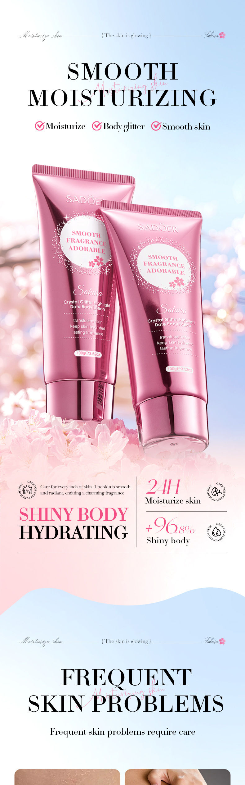 Thumbnail: Cherry Blossom Moisture Crystal Glow High Gloss Dating Cherry Blossom Scent Body