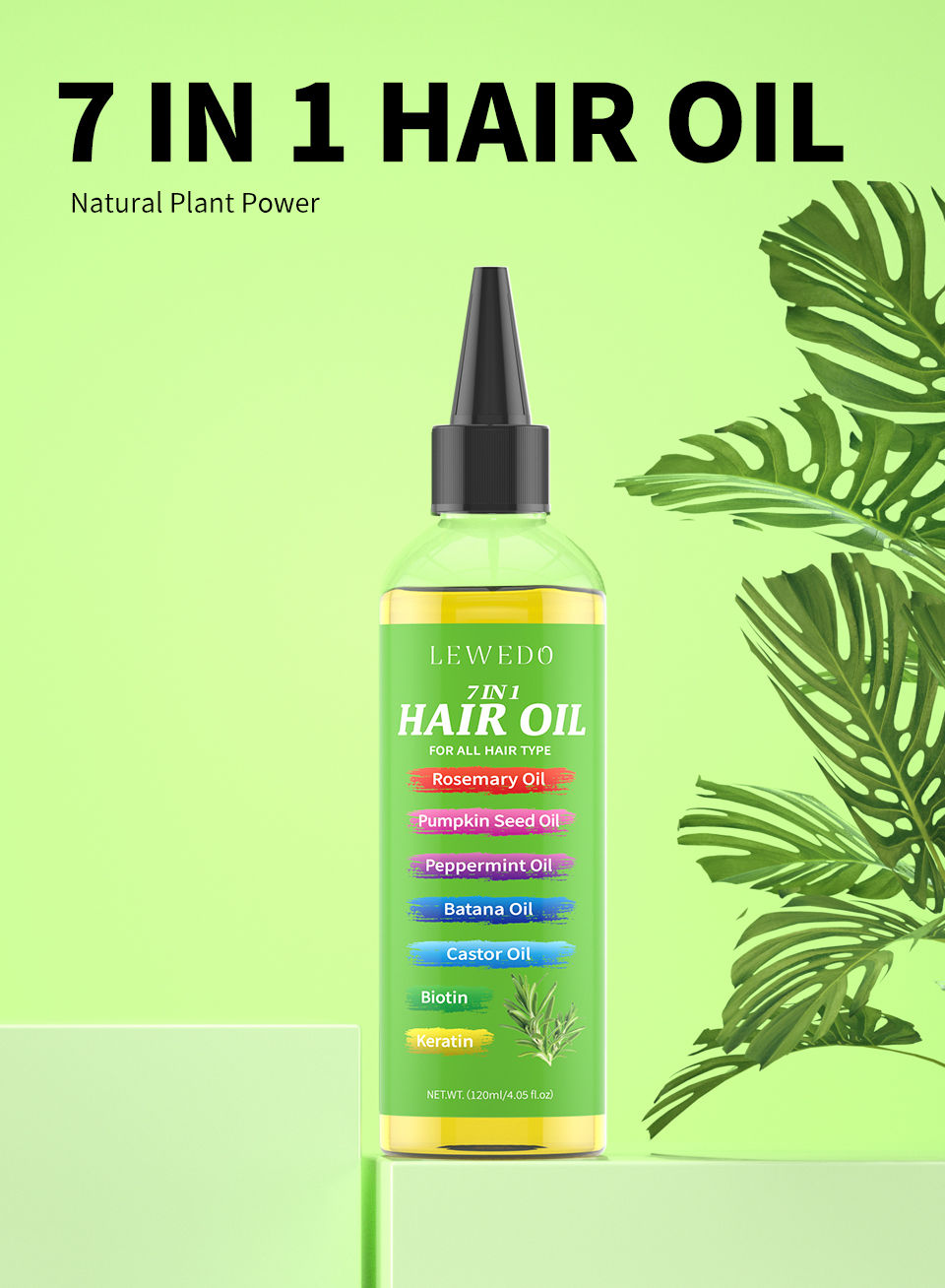 Thumbnail: 7 in 1 Hair Serum Oil Strengthen Root Smoothing Deep Nourishing Repair Frizzy Ha