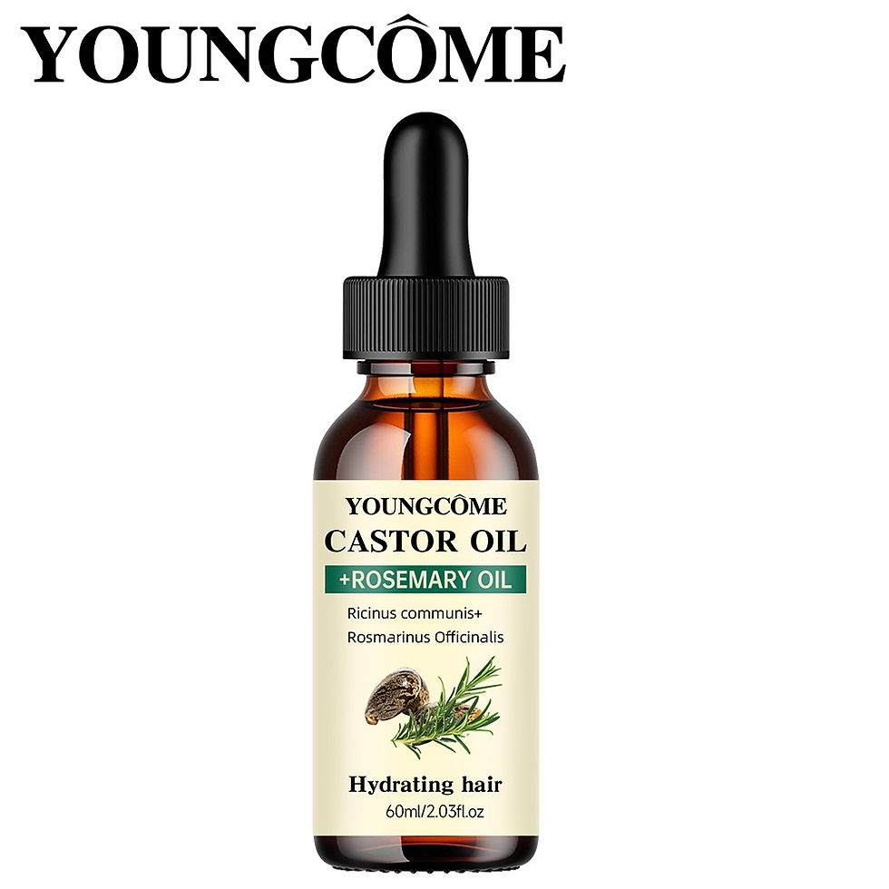 Thumbnail: Mix Castor Oil and Rosemary Oil for Hair Growth Enhances hair thickness and Shin