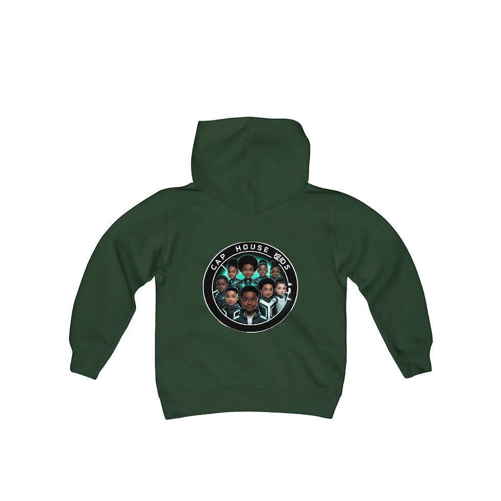 Thumbnail: Youth Heavy Blend Hooded Sweatshirt