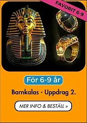 Barnkalas 6–9 år: Lös diamantstölden på Operan – spännande spionäventyr över hela Sverige!