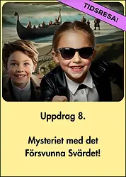 Ett försvunnet svärd och ett nytt mysterium – Spy:Co tidsreseäventyr för barn 9–11 år.
