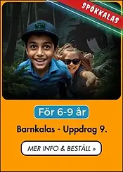 Barnkalas 6–9 år: Lös mysteriet med Belsebub – roligt spökkalas över hela Sverige