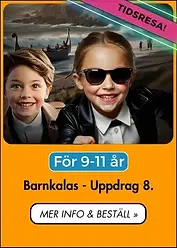 Barnkalas 9–11 år: Lös mysteriet med det dyrbara vikingasvärdet – spännande kalasaktivitet över hela Sverige