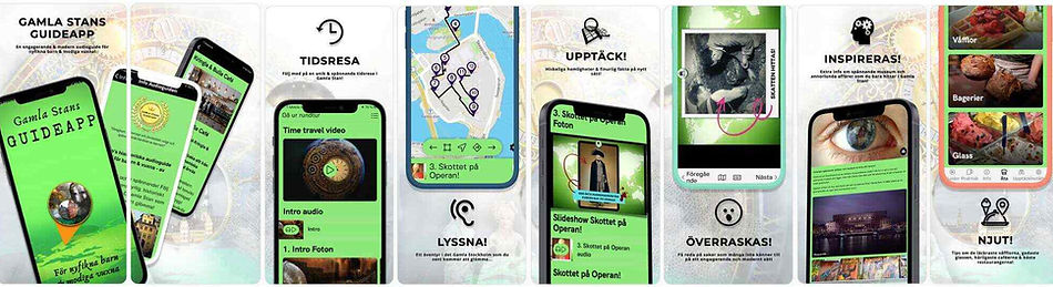 Gamla Stans Guide App - Utforska Gamla stan på egen hand med din mobil
