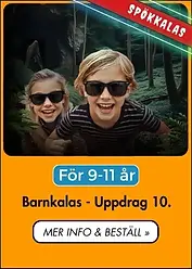 Barnkalas 9–11 år: Lös mysteriet med Belsebub – häftiga spökkalas över hela Sverige