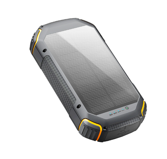 Thumbnail: Waterproof Solar Power Bank with Red Light 20000mAh