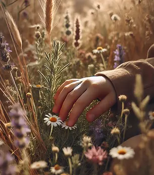 DALL·E 2025-04-15 10.29.01 - A realistic, earthy-toned close-up photograph of a child's ha