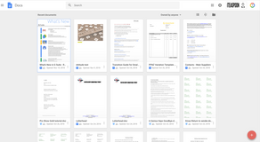 Check out the Docs, Sheets, Slides & Sites homepage