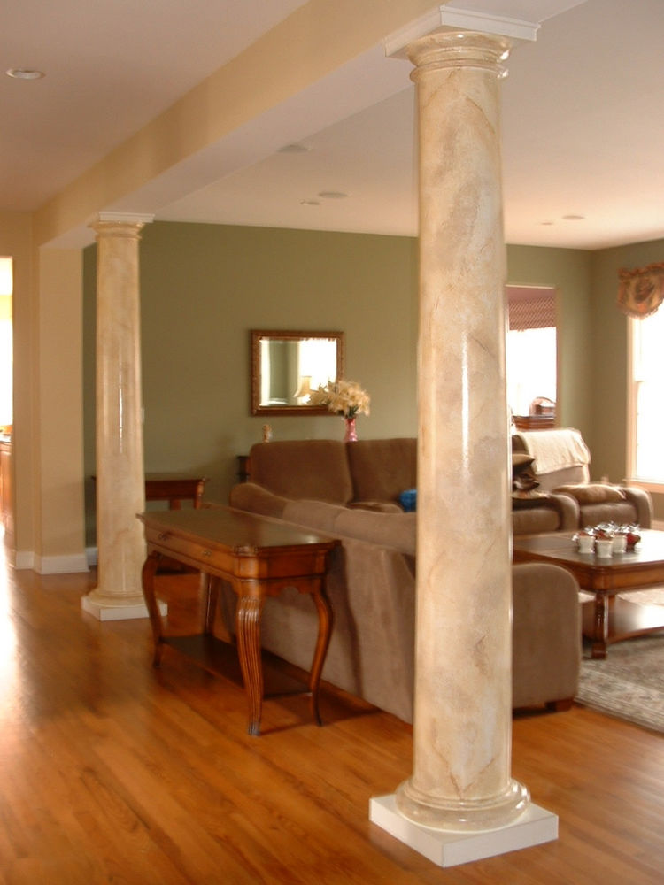 Make your columns look like real marble