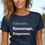 Thumbnail: Woman in navy blue t-shirt with left oriented text on each line. Educate, Encourage, Empower.