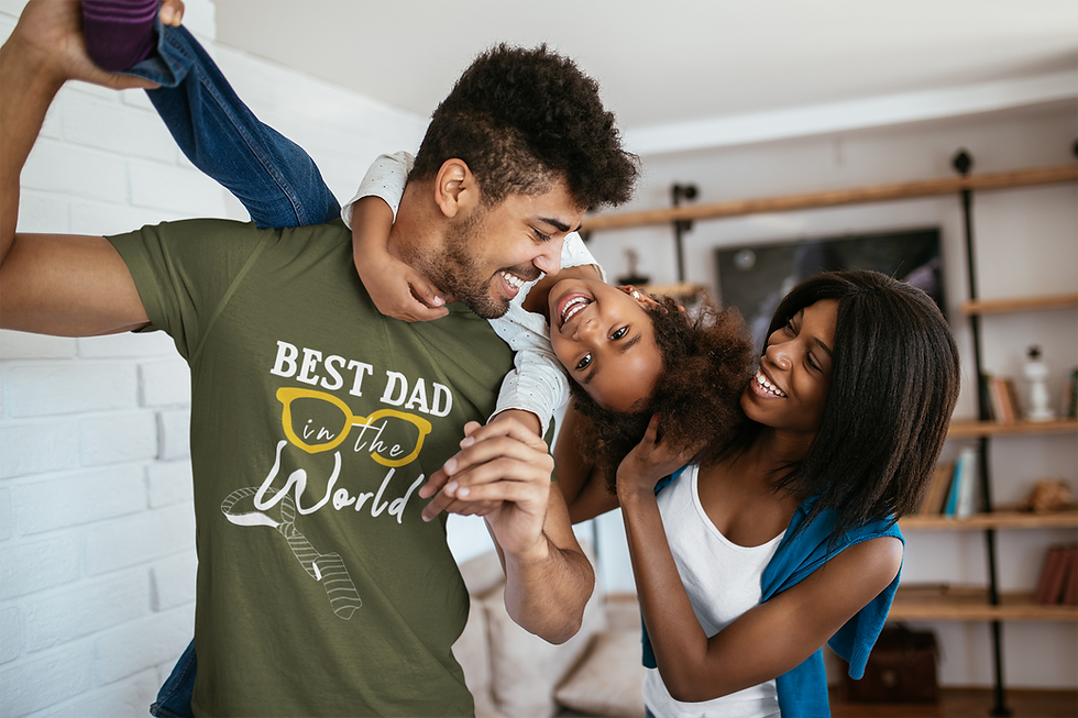 Thumbnail: Green Specs & Respect T-Shirt message: Best dad in the world with tie and specs