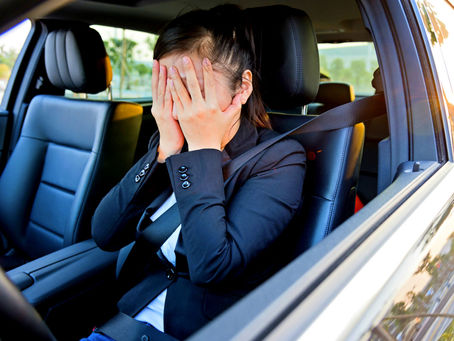 Você tem medo de dirigir e bater?