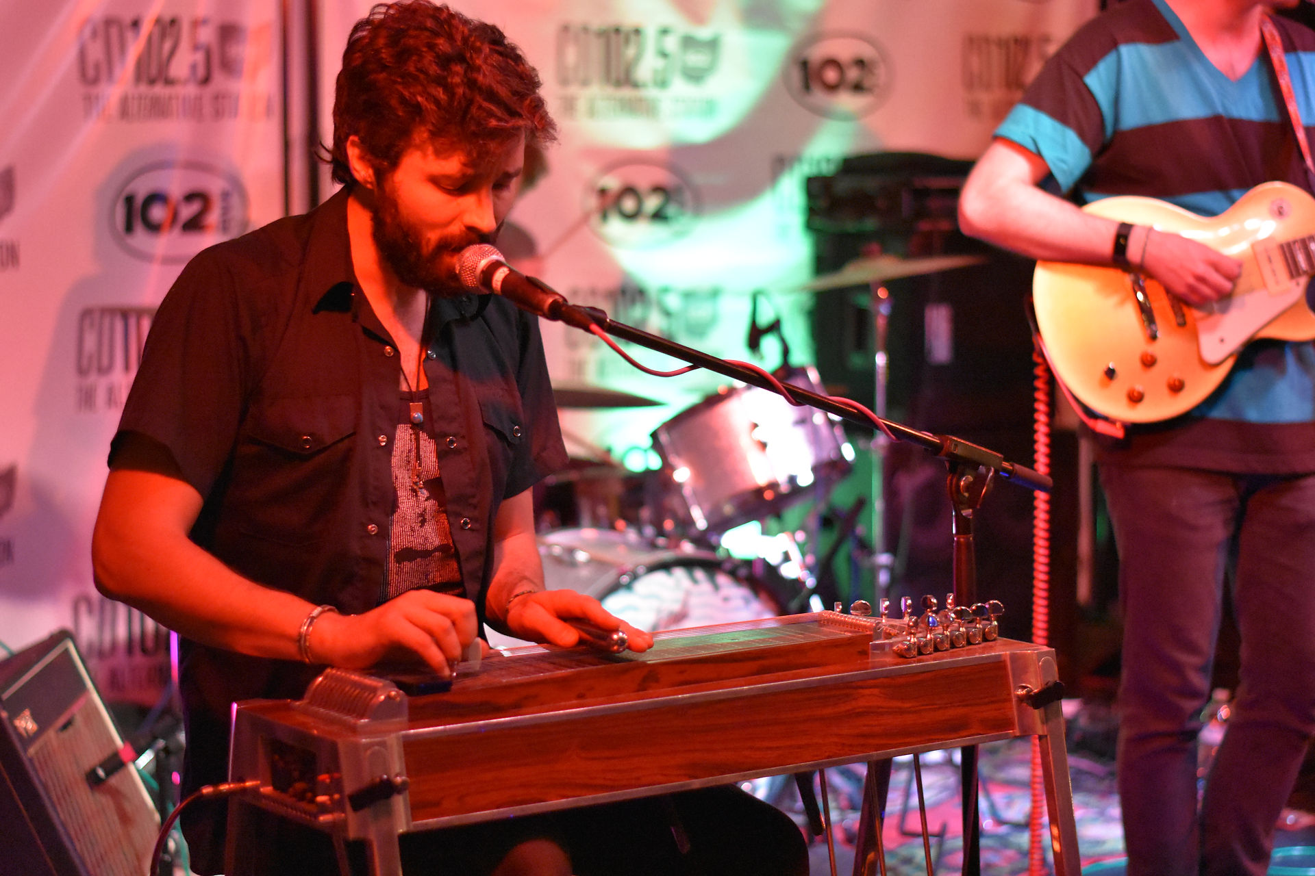 Kurt Johnson plays the pedal steel