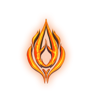 Logo of a flame for The Flames of Wrath