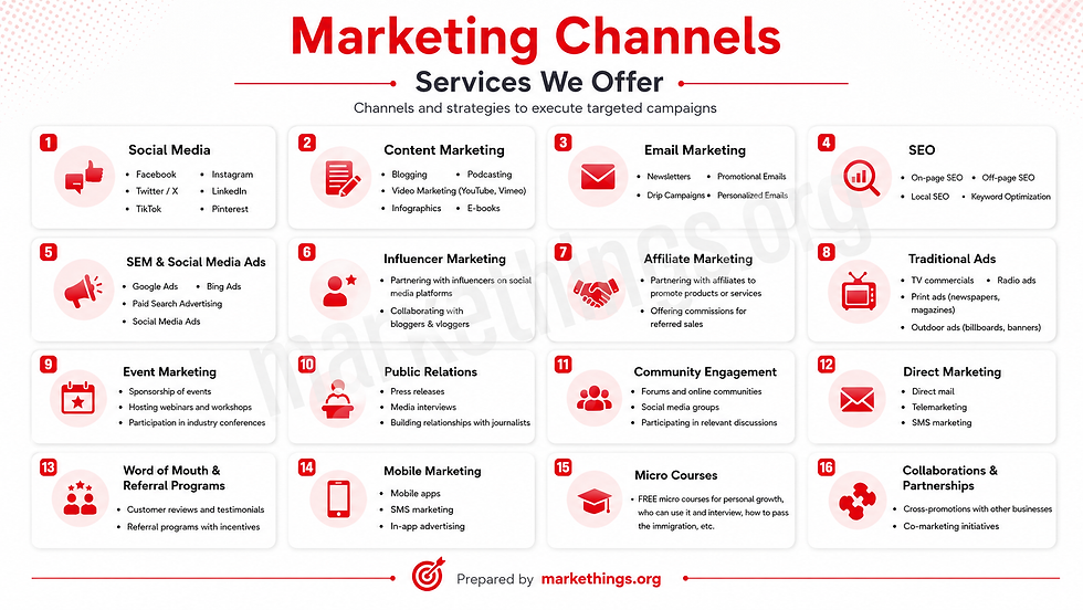 Omnichannel marketing funnel for SMEs using SEO paid ads social media and email automation.