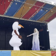 Olaf and Elsa