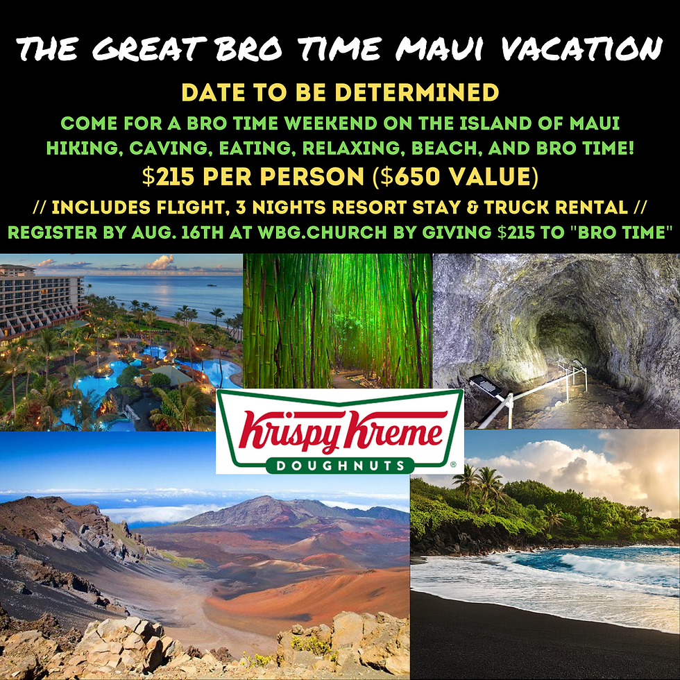 The Great Bro Time Maui Vacation