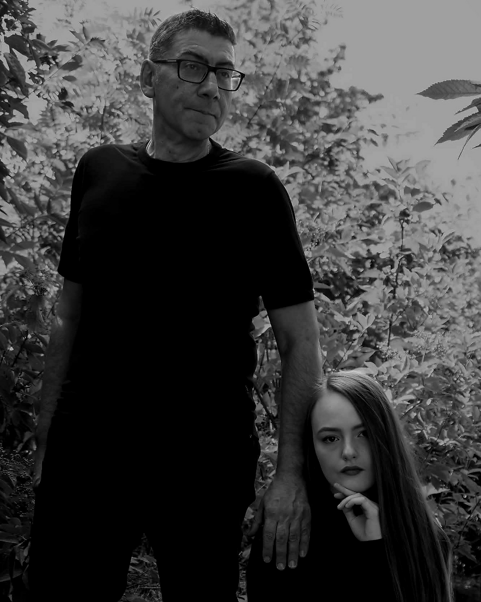 B&K portrait of Beth and Kostas