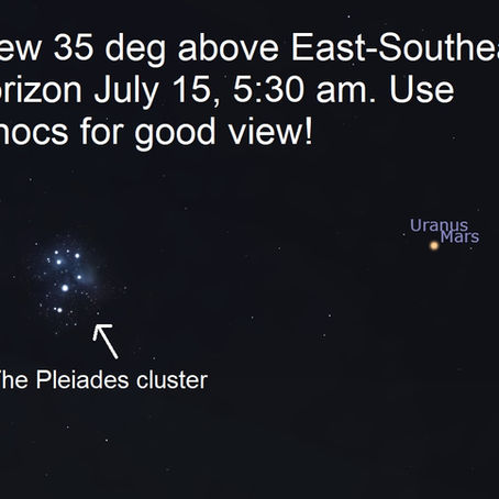 What's Up in SW FL Skies: July Planets and a Special Guest Planet