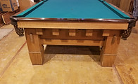 10', antique pool table, used pool table, National, for sale