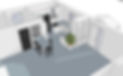 PROJET VICKY - Plan 3D cuisine version 2