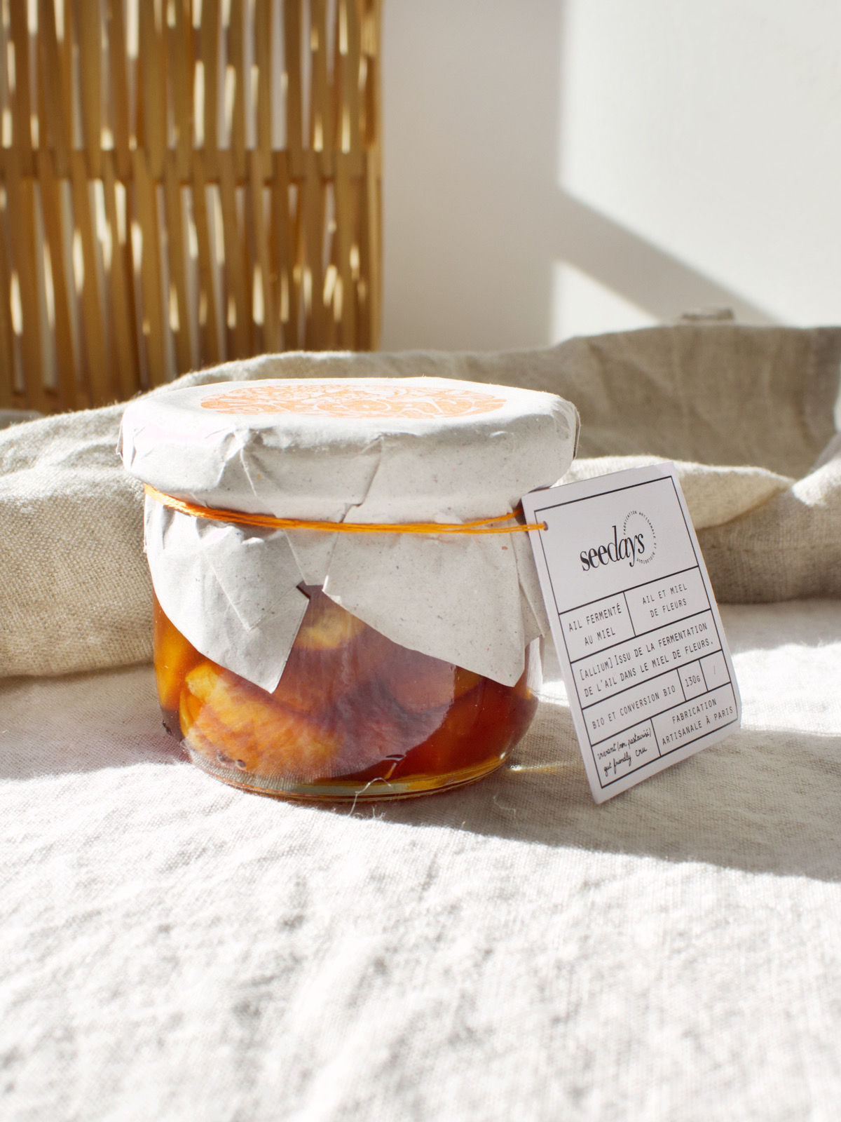 Ail fermenté au miel