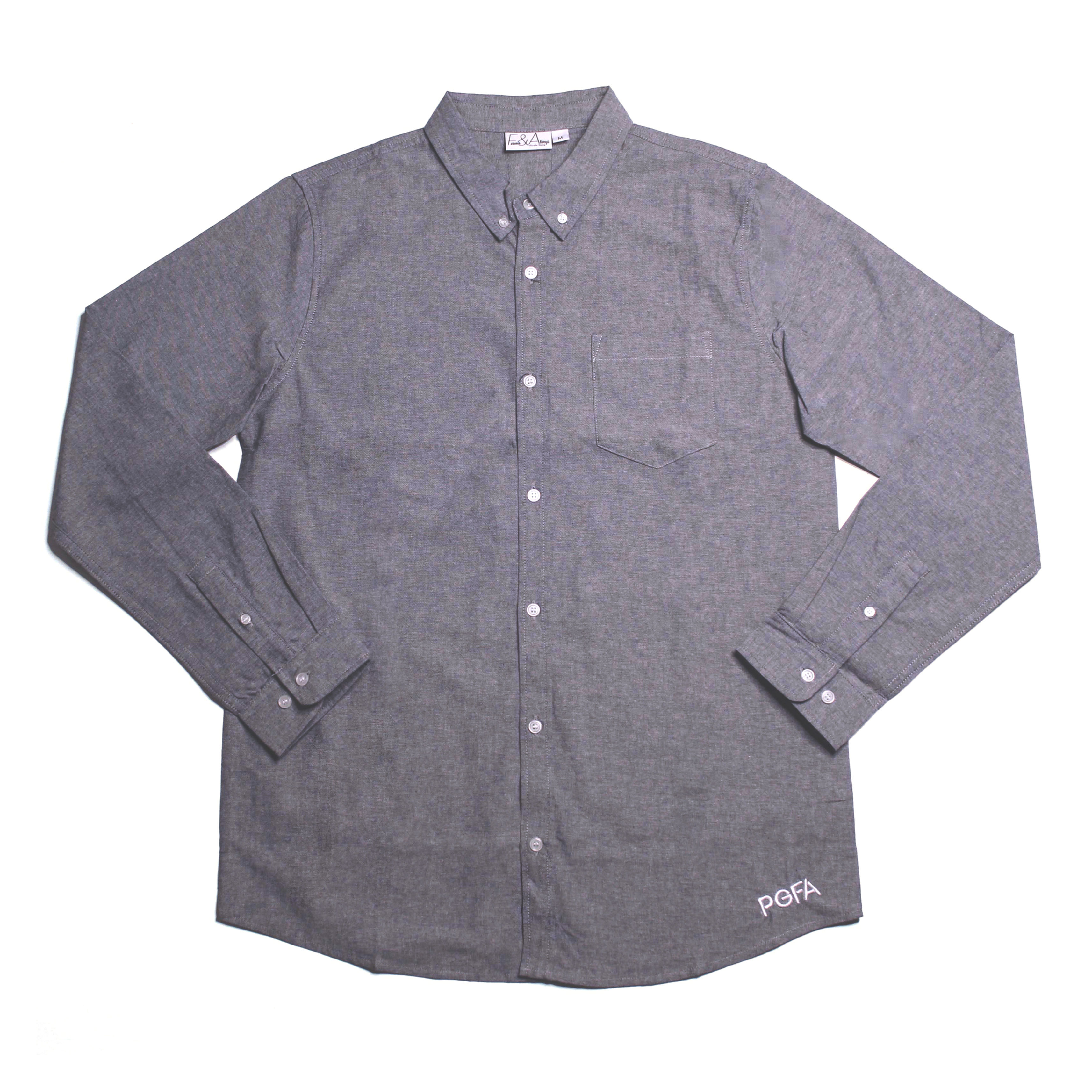 Chambray PGFA Dress Shirt (Navy)