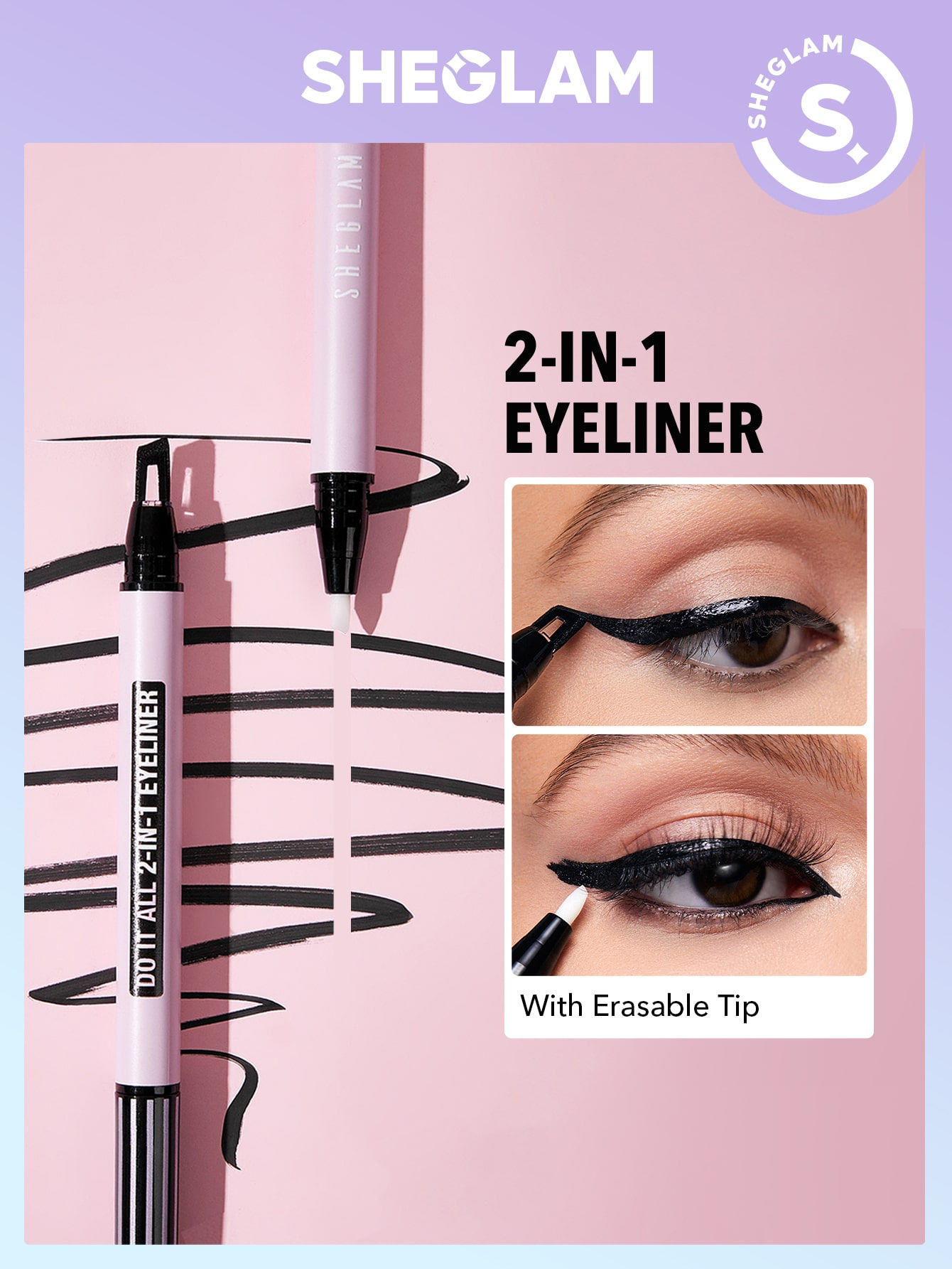 SHEGLAM Do It All 2-in-1 Eyeliner