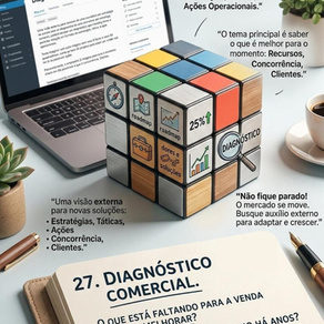 Diagnóstico comercial: O que está faltando para a venda melhorar?