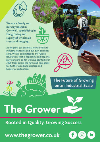 Trethek Studio Graphic Design Flyer The Grower