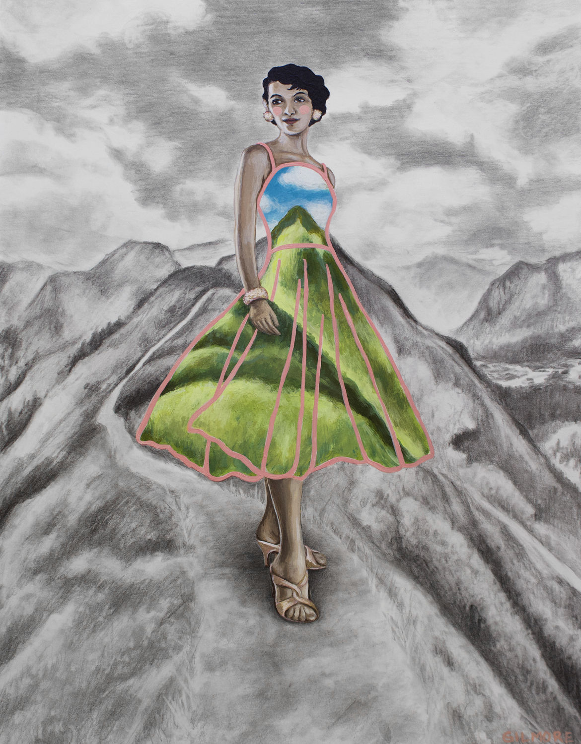 She Climbed Every Mountain - Limited Edition Print