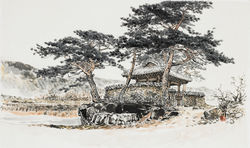 遠溪亭(원계정)(42x70cm)