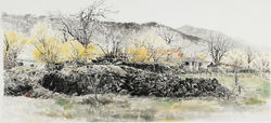 山洞(산동)(59x159cm)