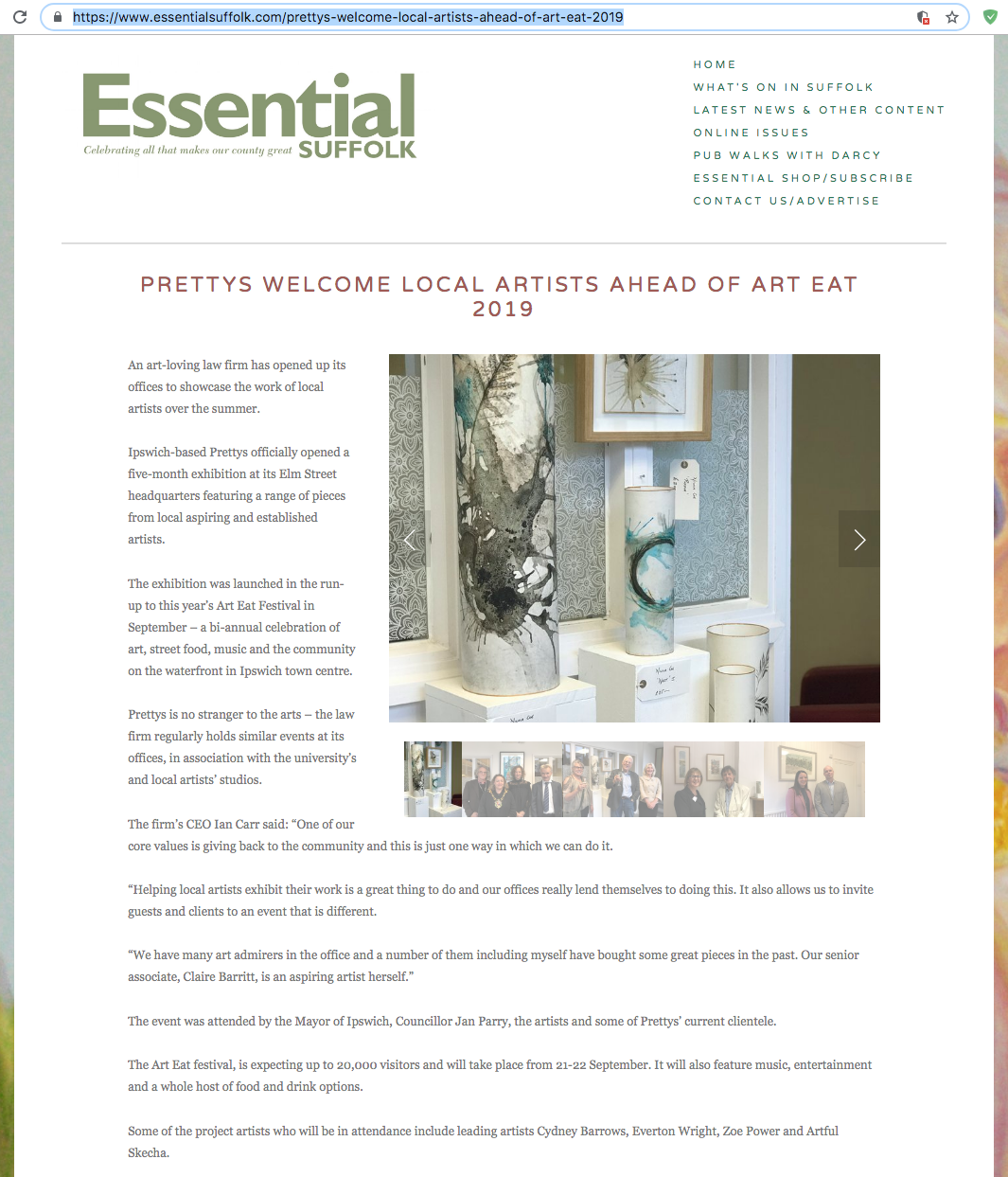 Essential Suffolk - Prettys show 1