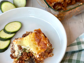 Mom's Zucchini Lasagna (not watery!)