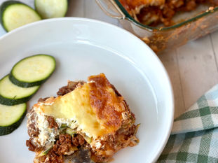 Mom's Zucchini Lasagna (not watery!)